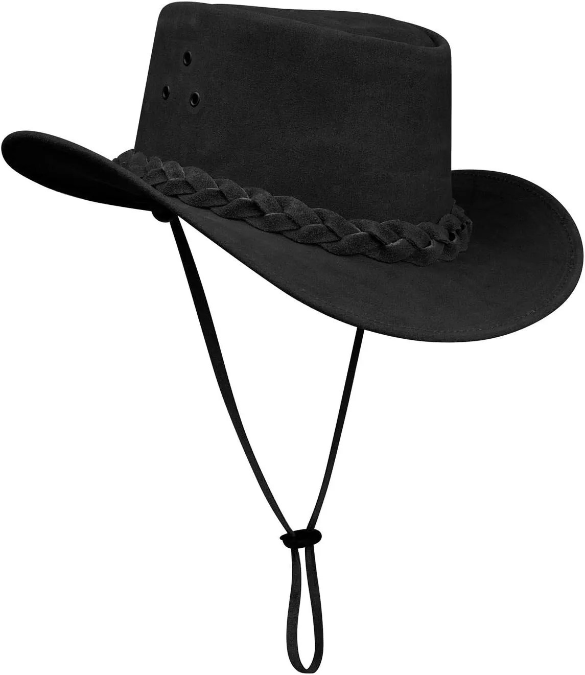Australian Unisex Western Cowboy Hat Real Suede Outback Riding Dancing Classic