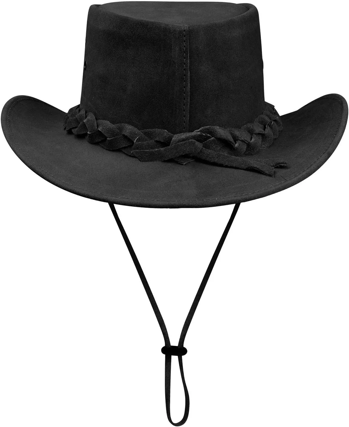 Australian Unisex Western Cowboy Hat Real Suede Outback Riding Dancing Classic