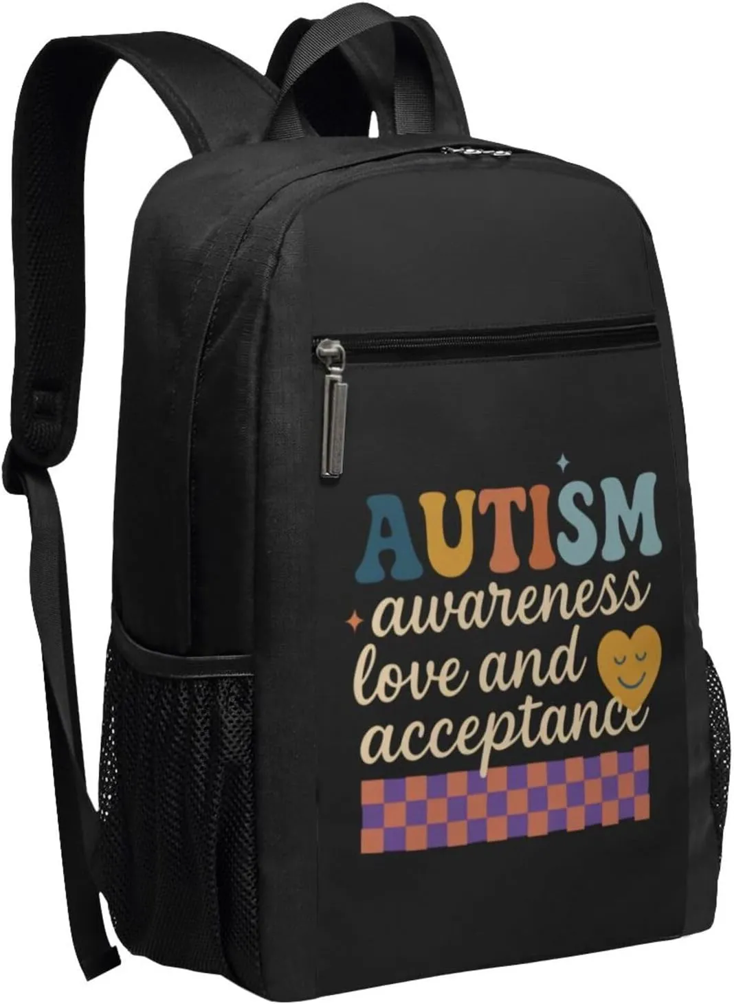 Autism Awareness Acceptance Backpack 17 Inch For Travel Laptops Backpack