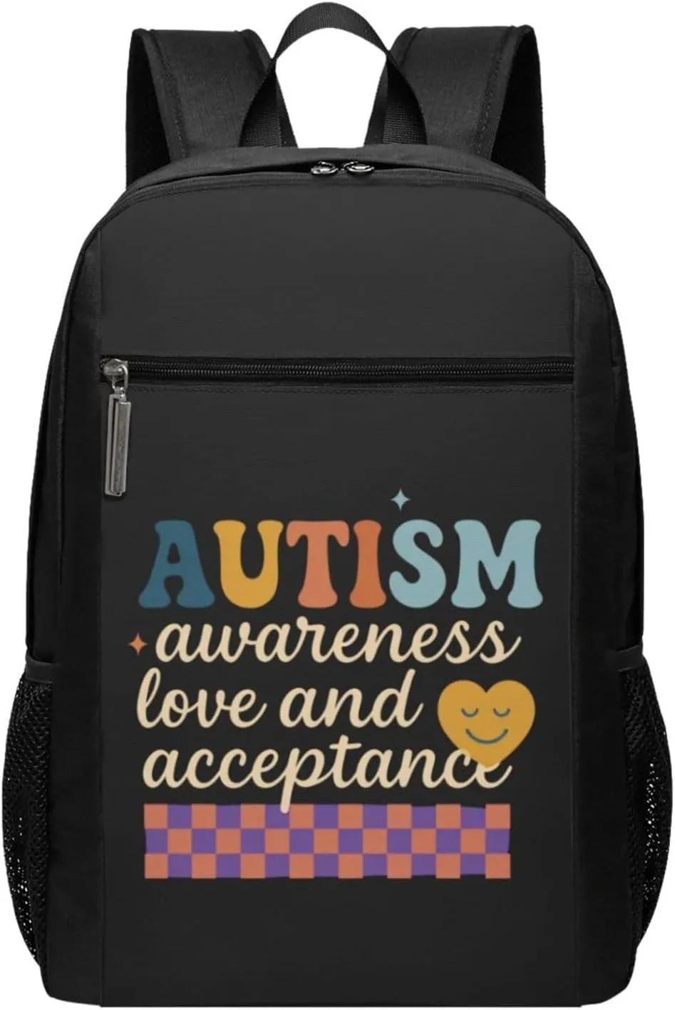 Autism Awareness Acceptance Backpack 17 Inch For Travel Laptops Backpack