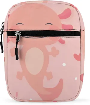 Axolotl Kawaii Detachable Shoulder Strap Small Shoulder Bag Unisex