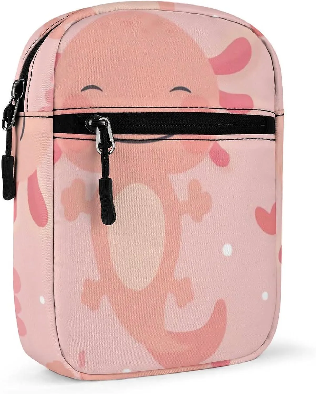 Axolotl Kawaii Detachable Shoulder Strap Small Shoulder Bag Unisex