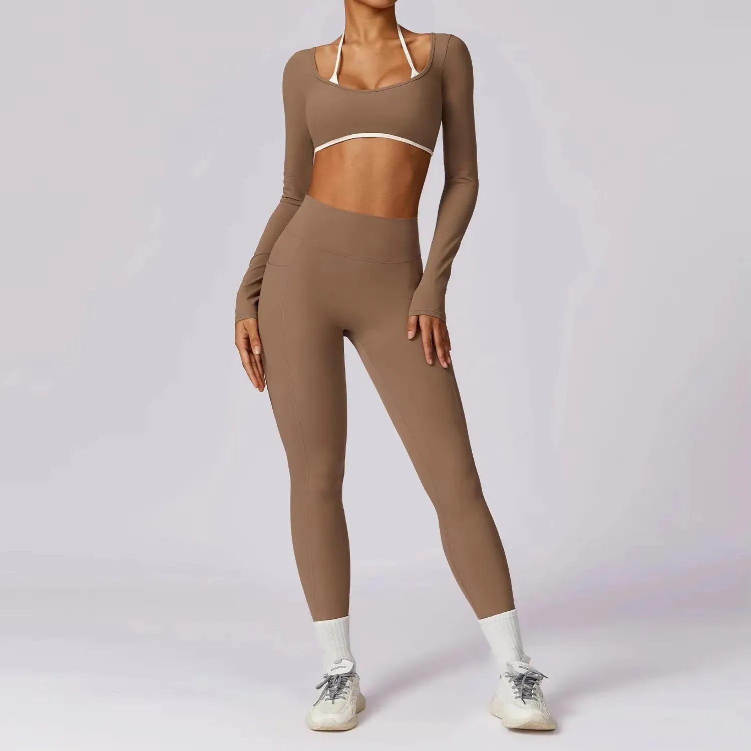 Backless 2 Pieces Workout Set – AirForm™