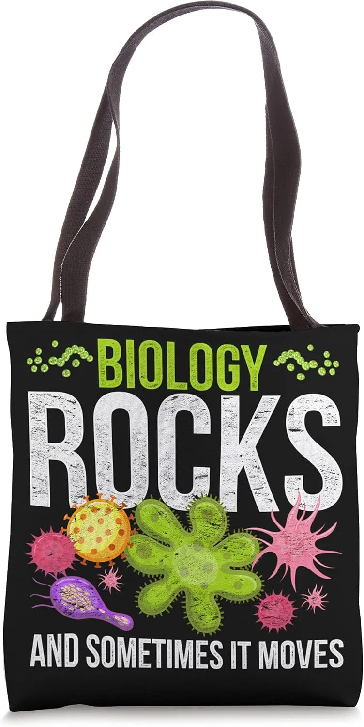 Bacteria Science Funny Biology Teacher Biologist Biology Tote Bag