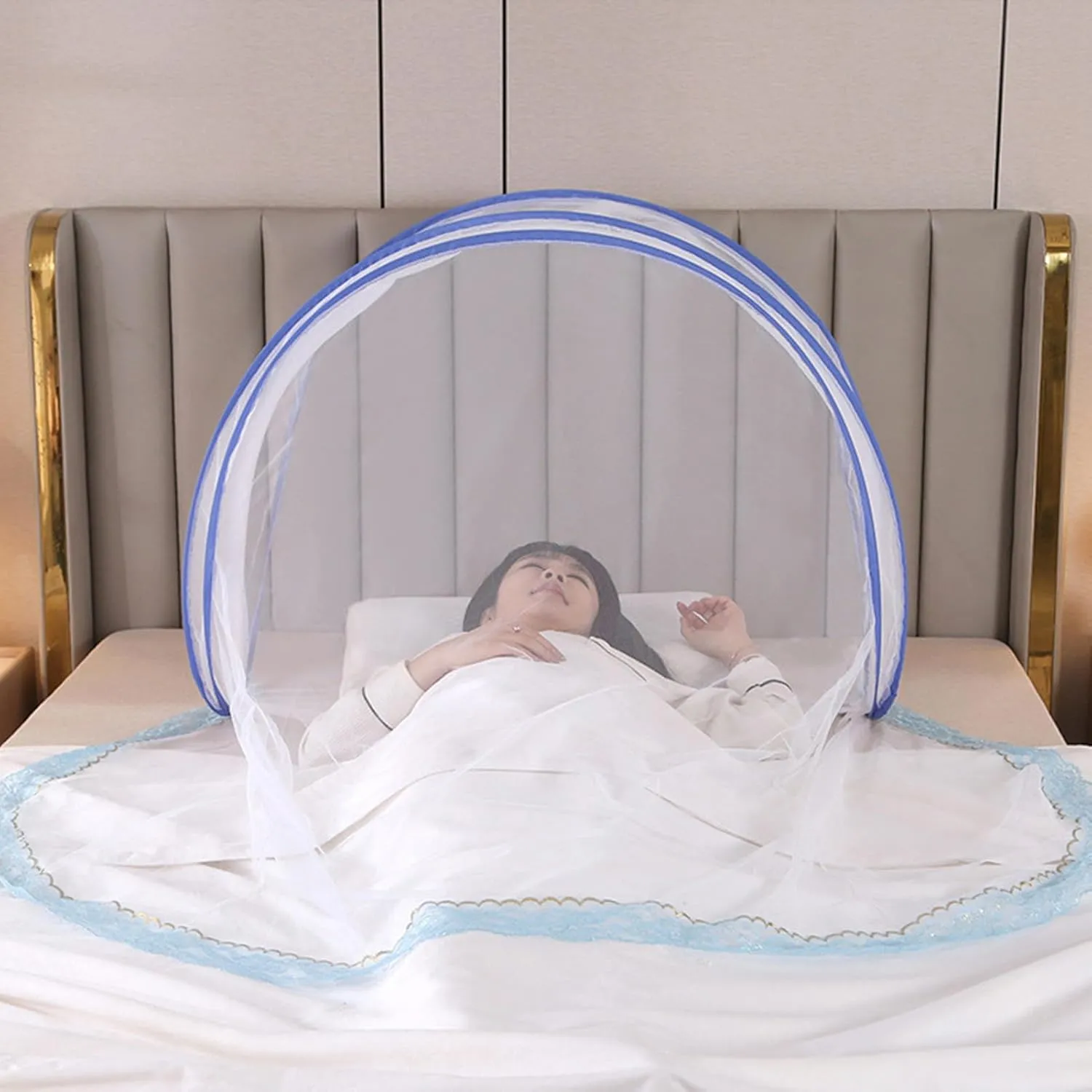 Bad NEET for Camping, Portable Bad NEET, Outdoor sleaping | Folding for Outdoor sleaping, Fine Mesh Traveling Mountaineering Outside Beddings Creates a Comfortable sleaping Environment for Outdoors