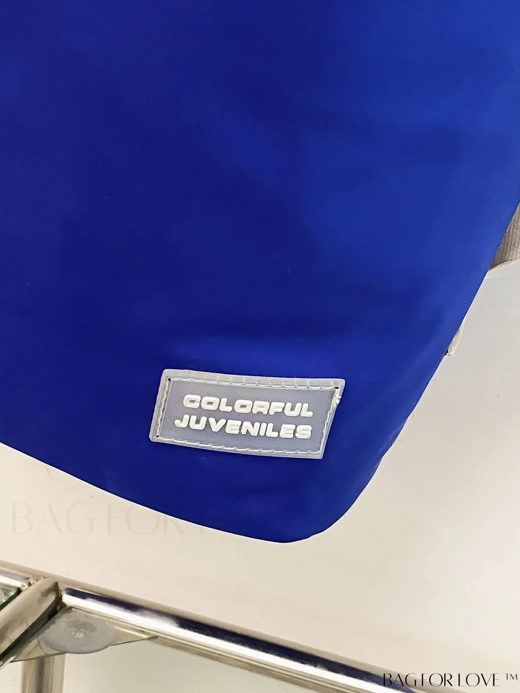 BagForLove - Blue Unisex Shoulder Bag: Simplistic Design, Zipper Closure, Multiple Pockets, Ample Capacity