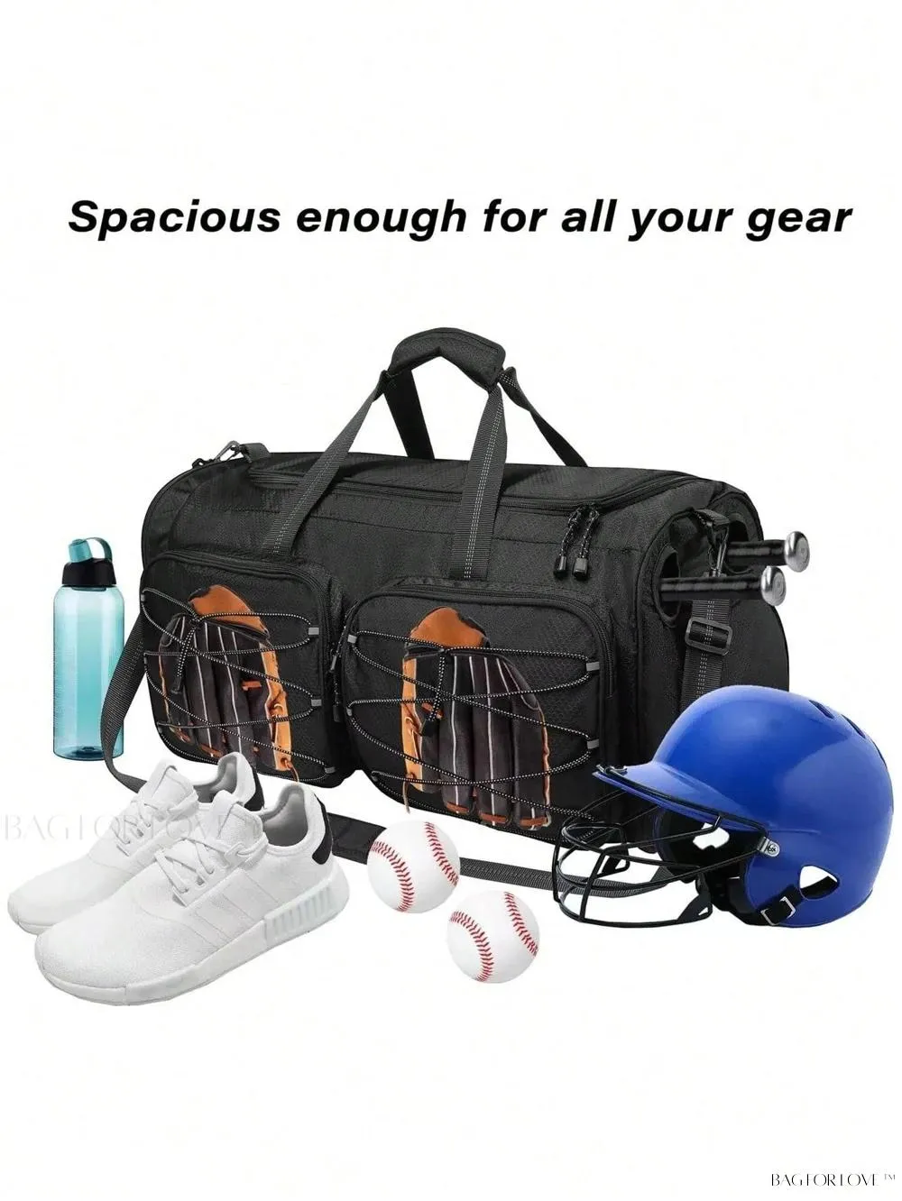 BagForLove - Catcher's Companion Premium Baseball Shoulder Bag