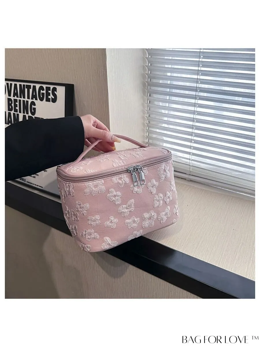 BagForLove - Floral Print Cosmetic Storage Bag - Spacious and Stylish