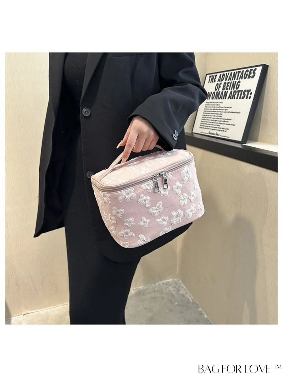 BagForLove - Floral Print Cosmetic Storage Bag - Spacious and Stylish