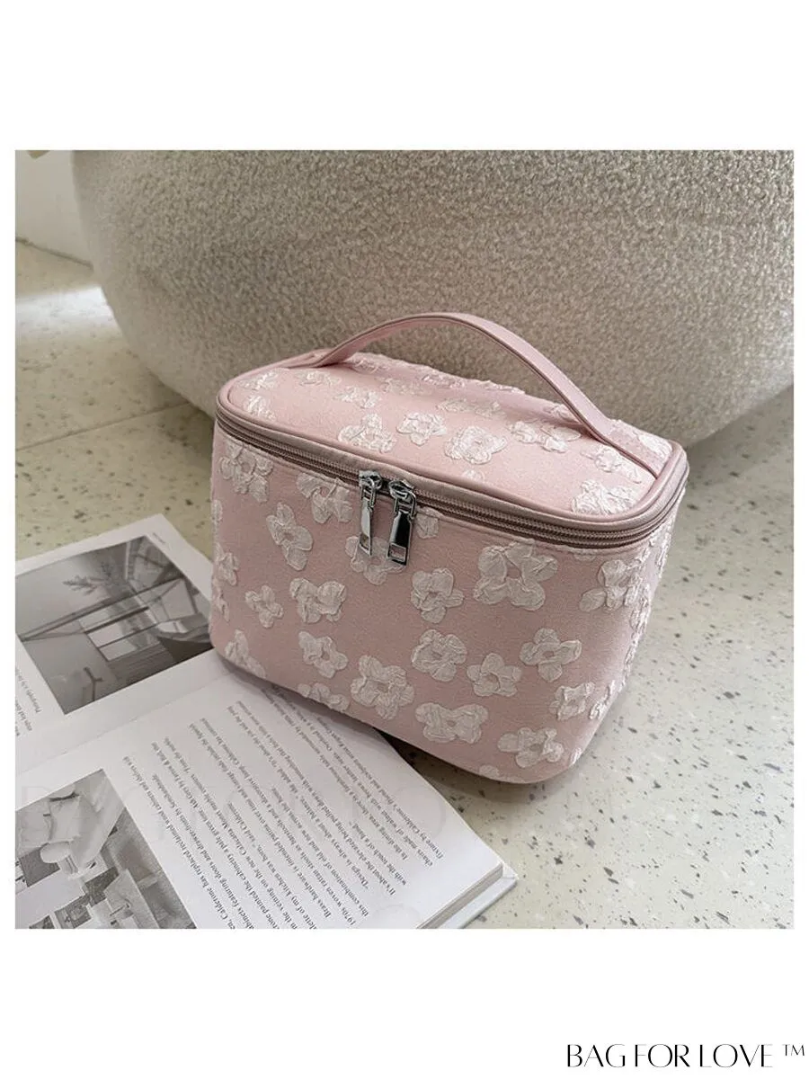 BagForLove - Floral Print Cosmetic Storage Bag - Spacious and Stylish