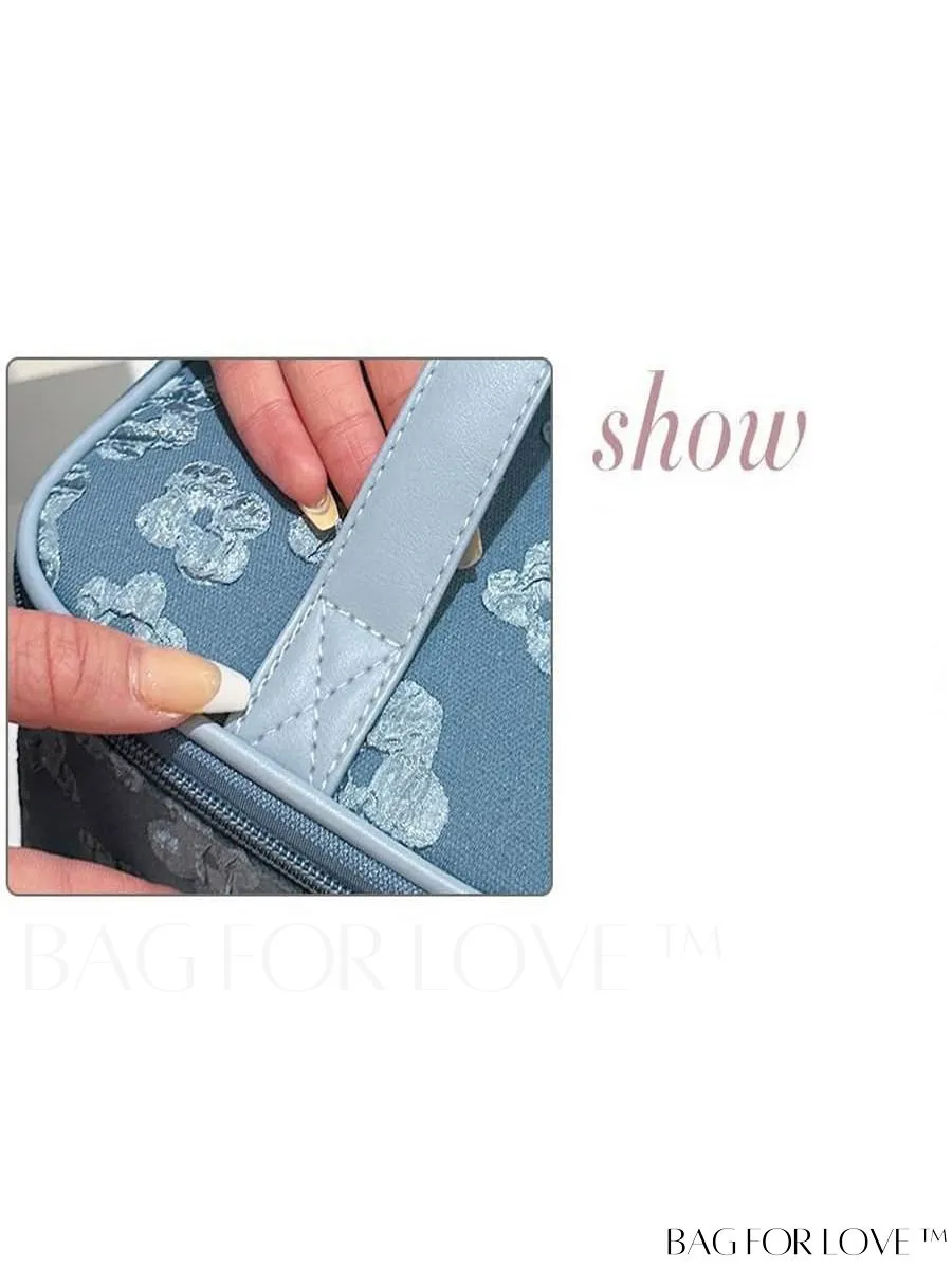 BagForLove - Floral Print Cosmetic Storage Bag - Spacious and Stylish
