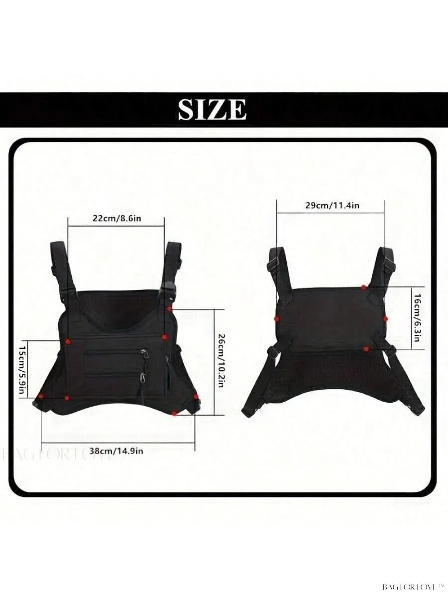 BagForLove - Hip Hop Inspired Chest Rig Vest Bag for Adventure Seekers
