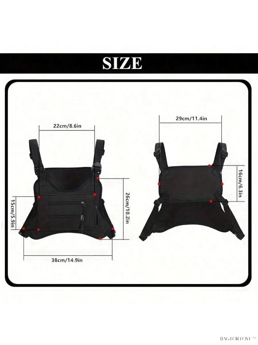 BagForLove - Hip Hop Inspired Chest Rig Vest Bag for Adventure Seekers
