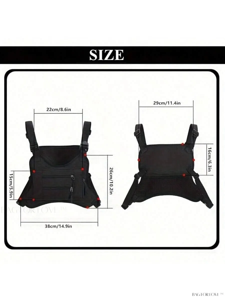 BagForLove - Hip Hop Inspired Chest Rig Vest Bag for Adventure Seekers
