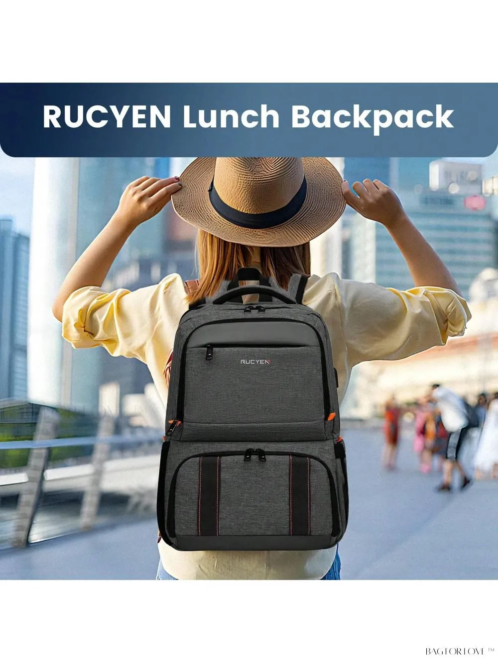 BagForLove - Insulated Cooler Backpack for Ladies' Picnic and Camping Needs