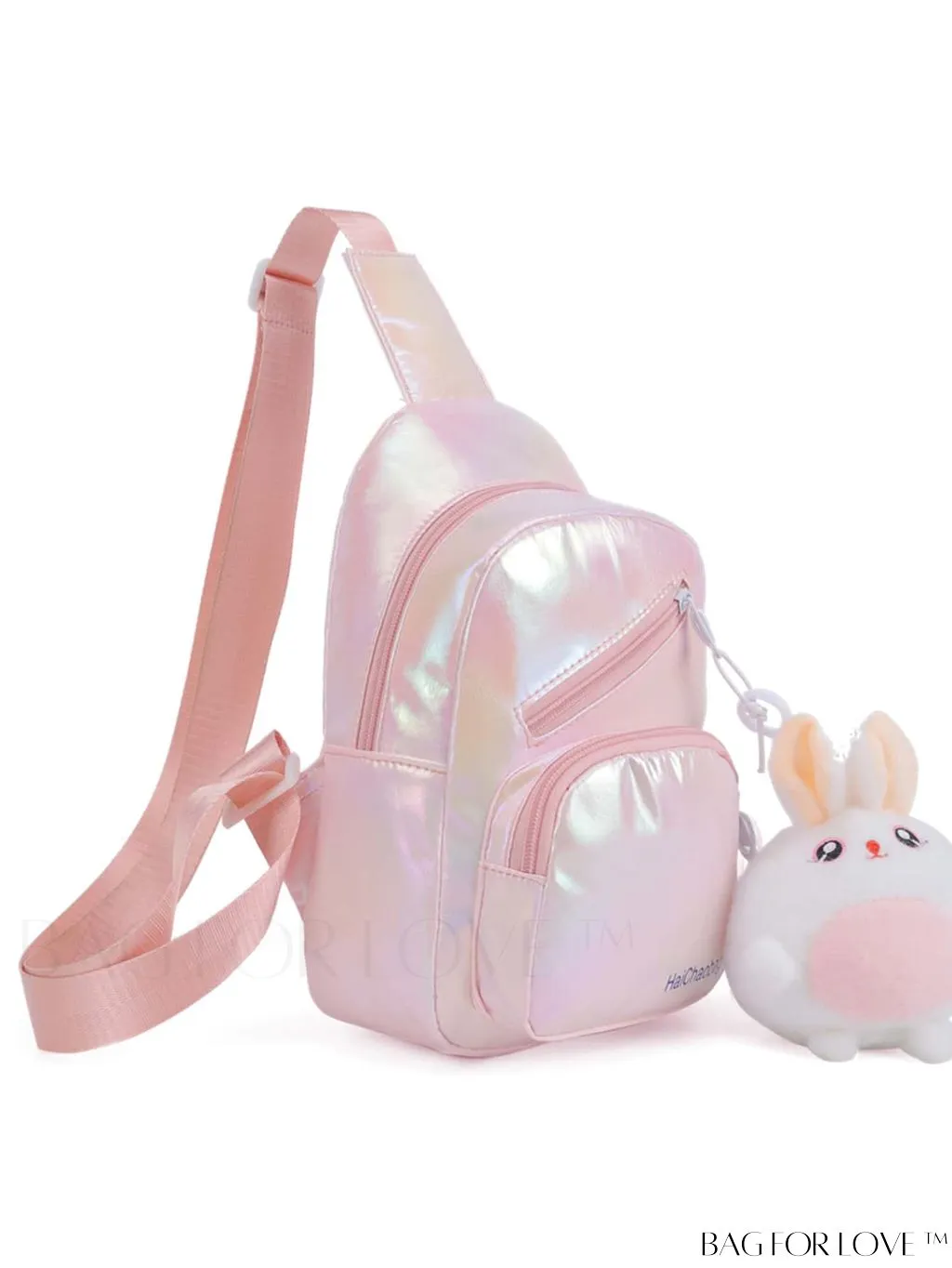 BagForLove - Multi-functional Front Zipper Chest Crossbody Shoulder Bag - Sleek Design, No Pendant
