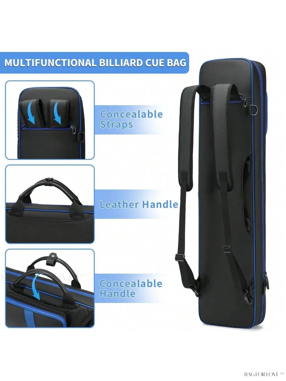 BagForLove - Protective Bag for Your Favorite Pool Cues