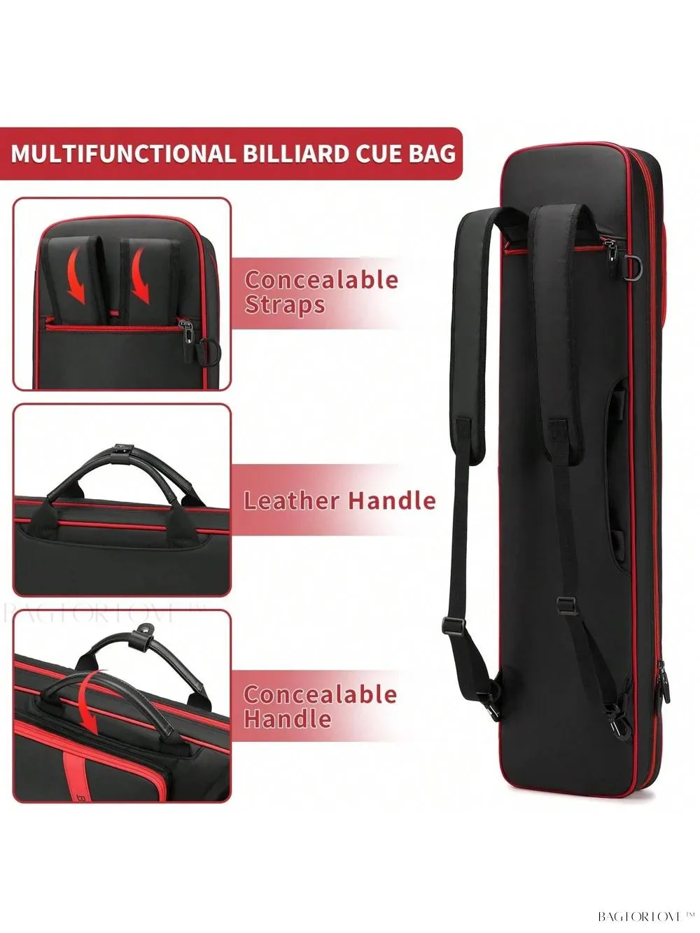 BagForLove - Protective Bag for Your Favorite Pool Cues