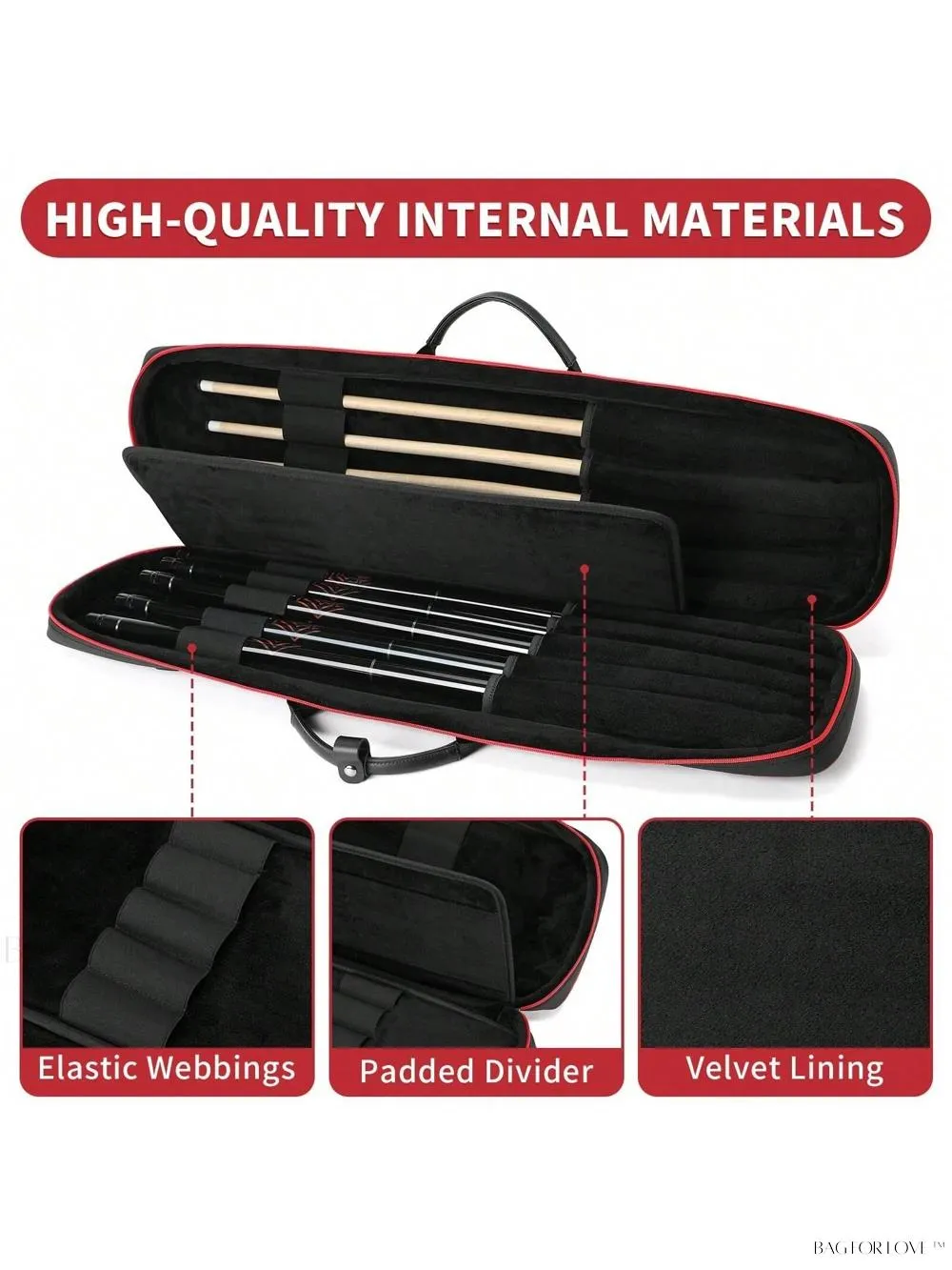 BagForLove - Protective Bag for Your Favorite Pool Cues
