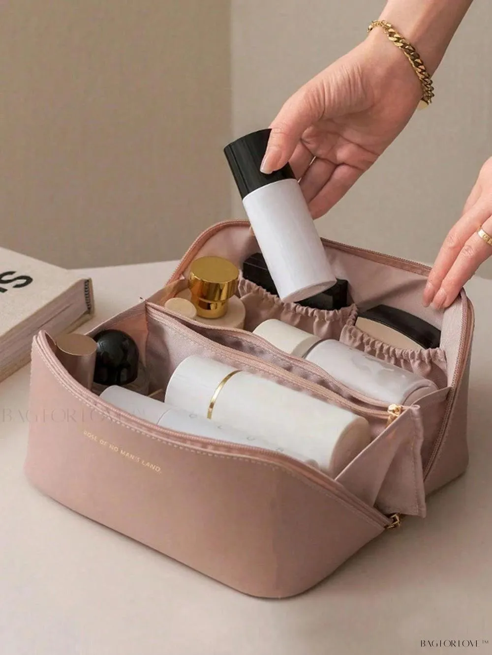 BagForLove - Stylish Toiletry Kit for Her - Portable and Space-Saving Design