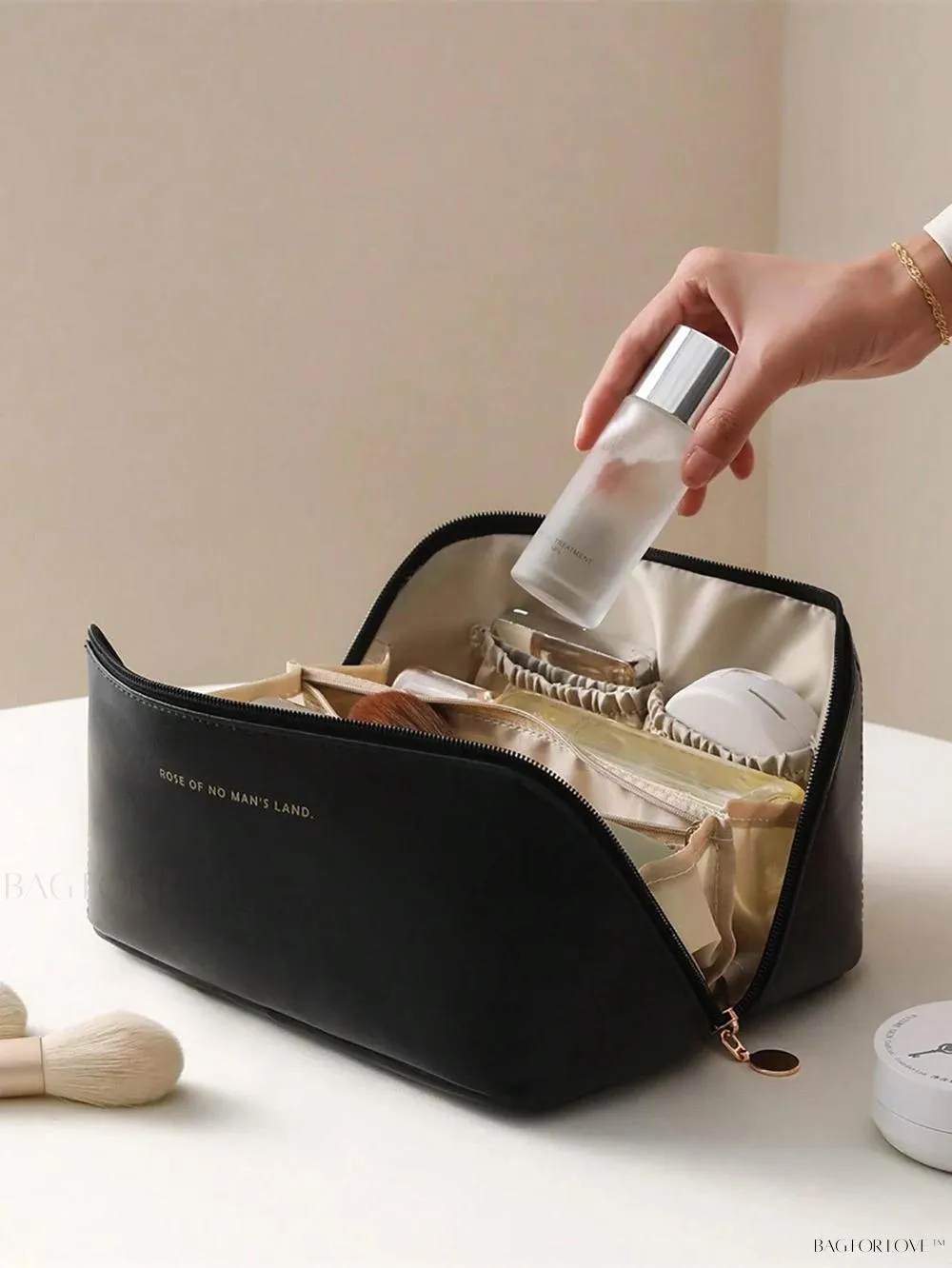 BagForLove - Stylish Toiletry Kit for Her - Portable and Space-Saving Design