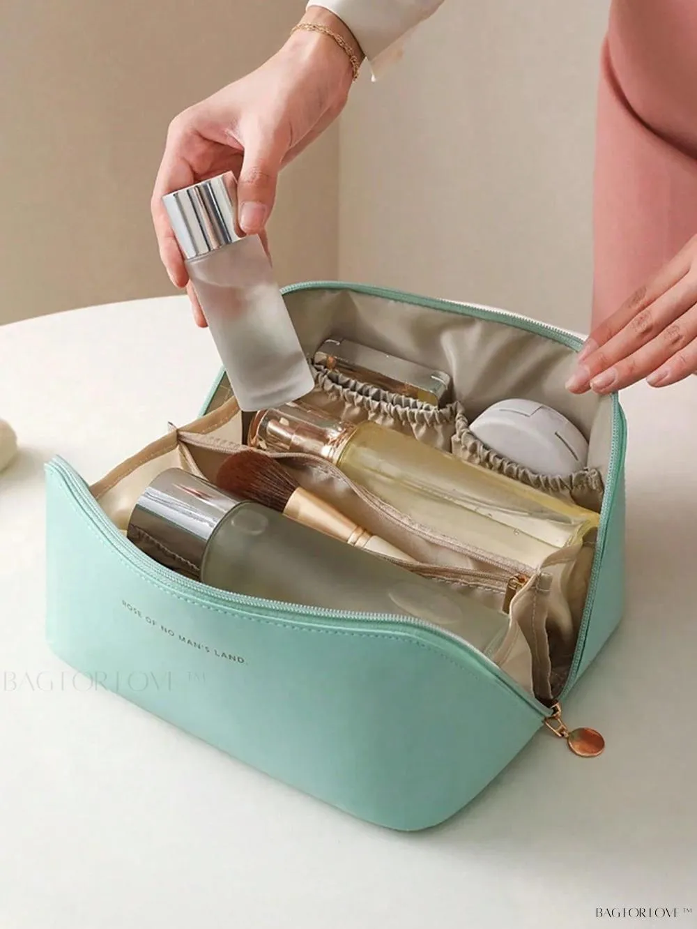 BagForLove - Stylish Toiletry Kit for Her - Portable and Space-Saving Design