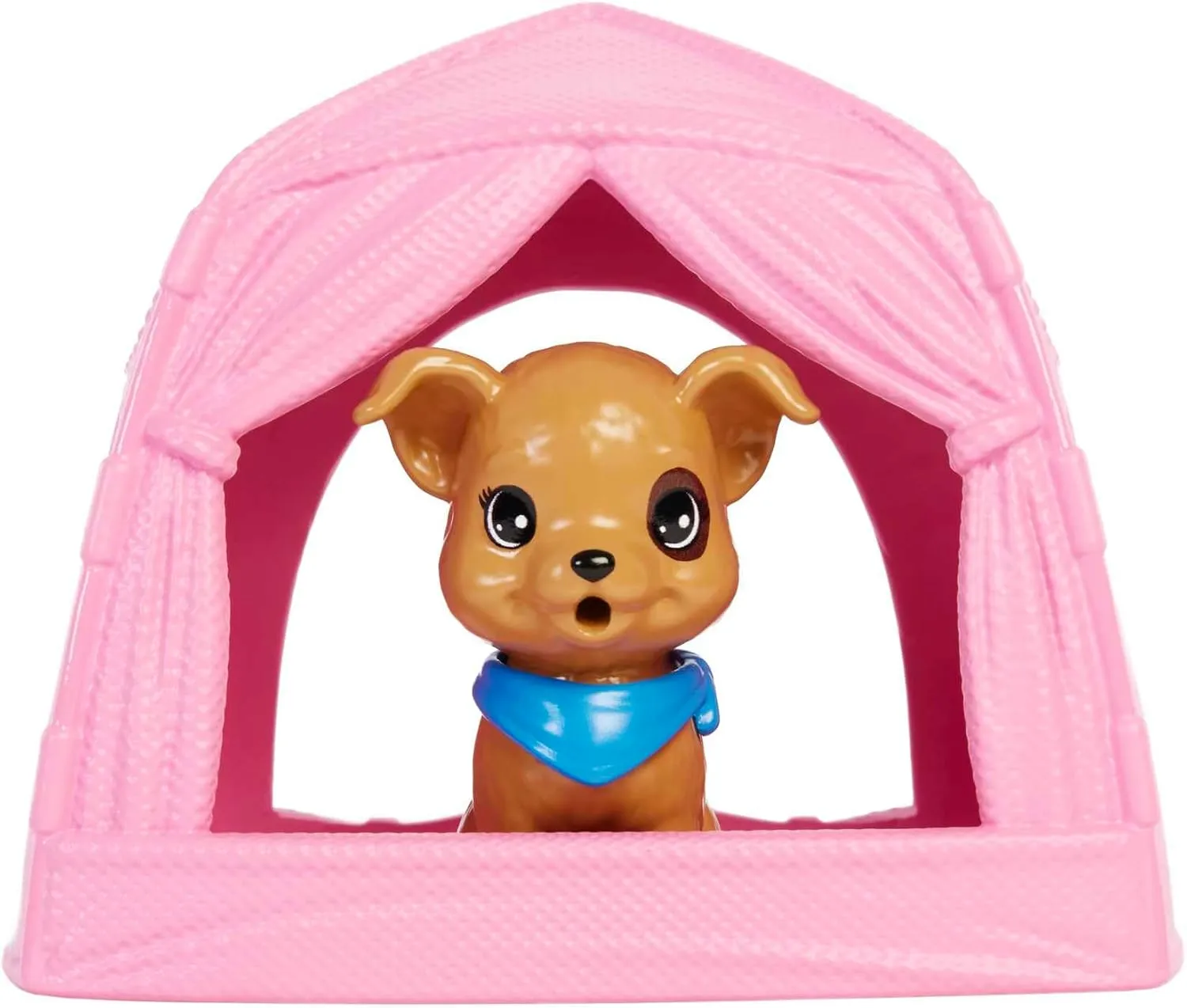 Barbie It Takes Two Stacie Doll & Accessories, Camping Playset with Doll, Pet Tent, Puppy, Sticker Sheet & Accessories