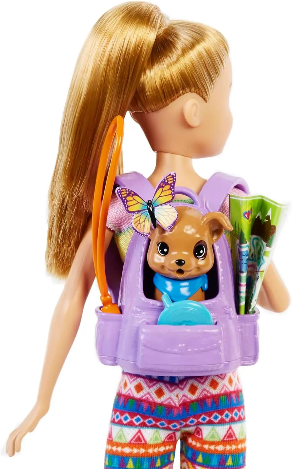 Barbie It Takes Two Stacie Doll & Accessories, Camping Playset with Doll, Pet Tent, Puppy, Sticker Sheet & Accessories
