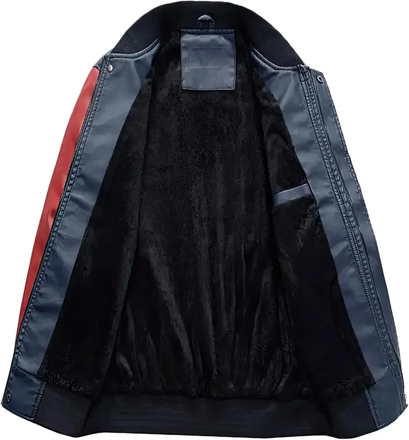 Baseball Coat Ma1 Bomber Jacket Arri Men's Color Blocking Genuine Leather Jackets