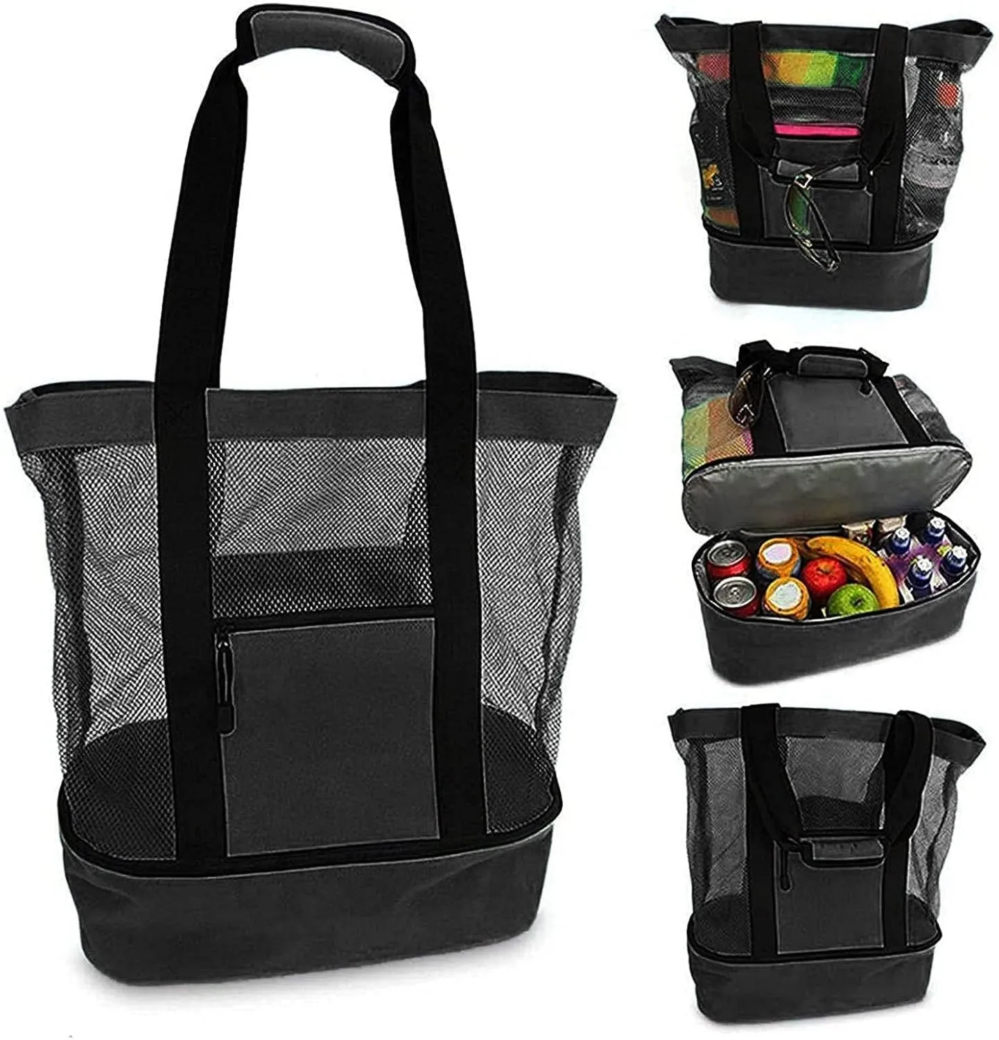 Beach Bag Women, Cooler Compartment Bags & Beach Bag Sandproof Waterproof - Popular picks Beach Tote With Bag For Top-notch service Pool Waterproof