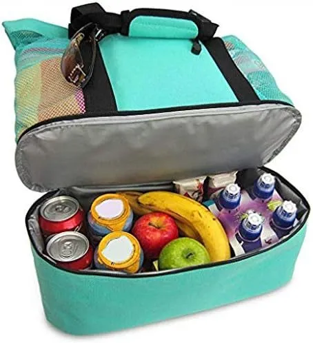 Beach Bag Women, Cooler Compartment Bags & Beach Bag Sandproof Waterproof - Popular picks Beach Tote With Bag For Top-notch service Pool Waterproof