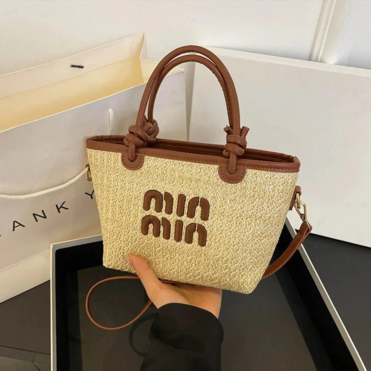 Beach Grass Woven Bag