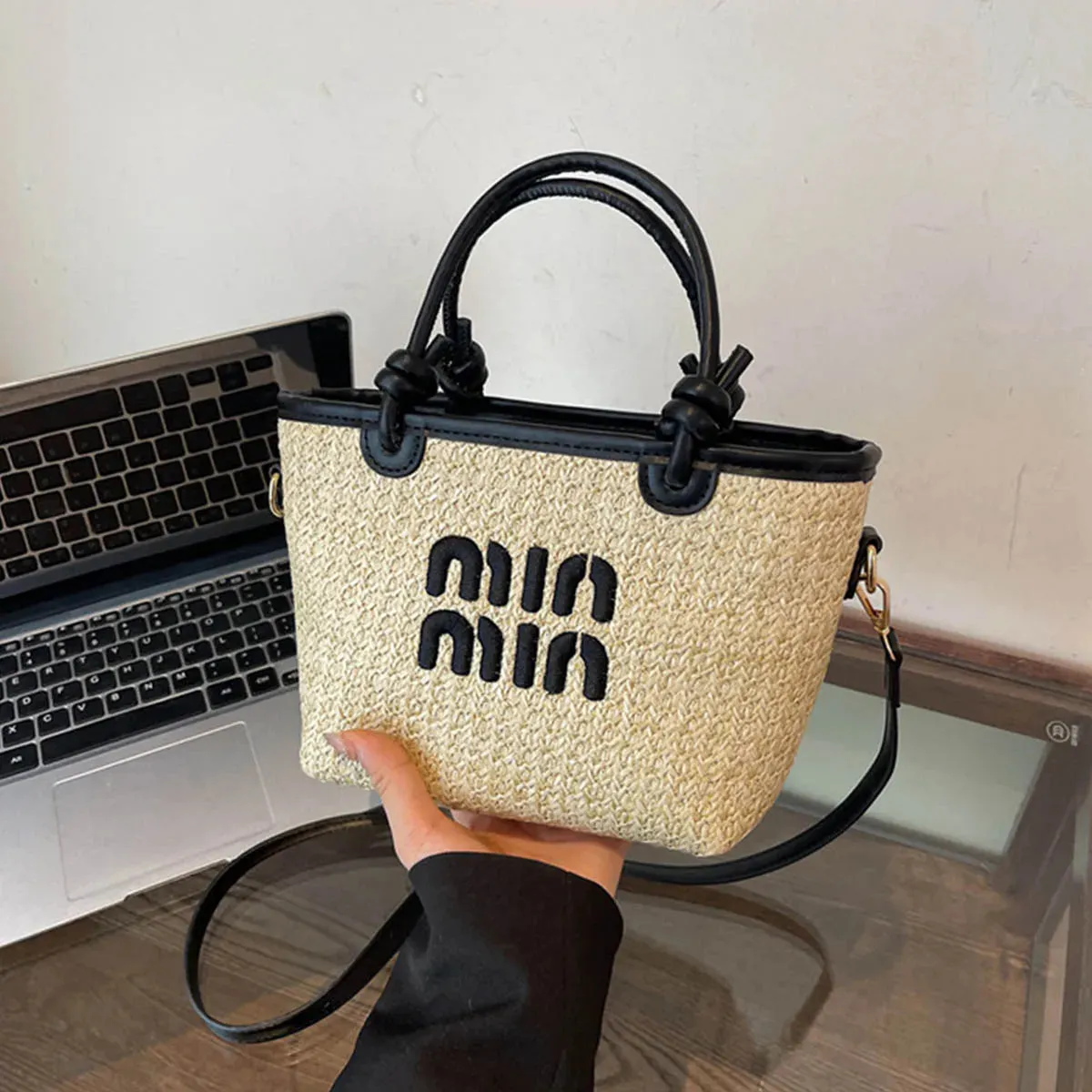 Beach Grass Woven Bag