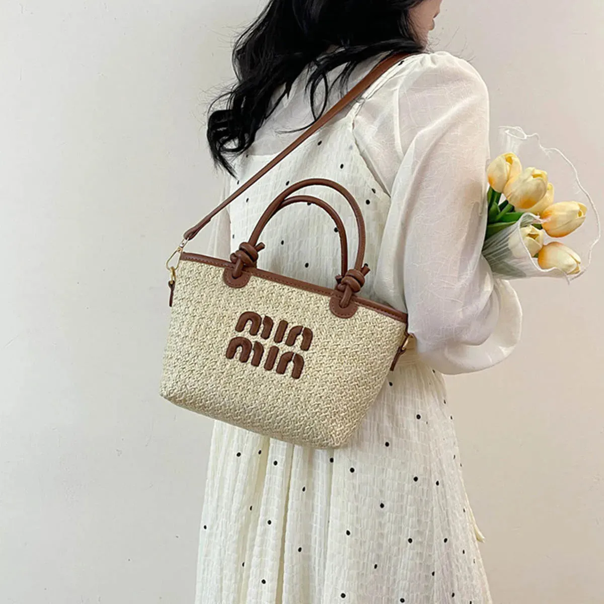 Beach Grass Woven Bag