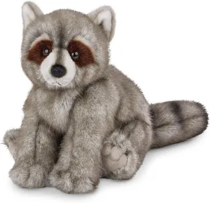 Bearington Rocko Plush Stuffed Animal Raccoon, 13 inches