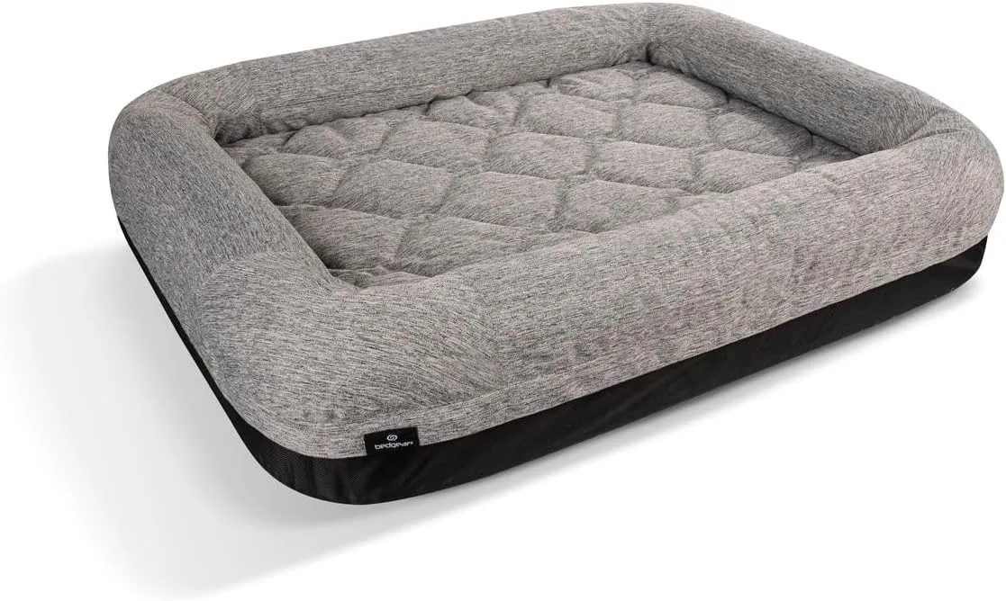 Bedgear Performance Dog Bed - Extra Large - Durable Pet Bed with Washable Cover - Removable Pad for Travel