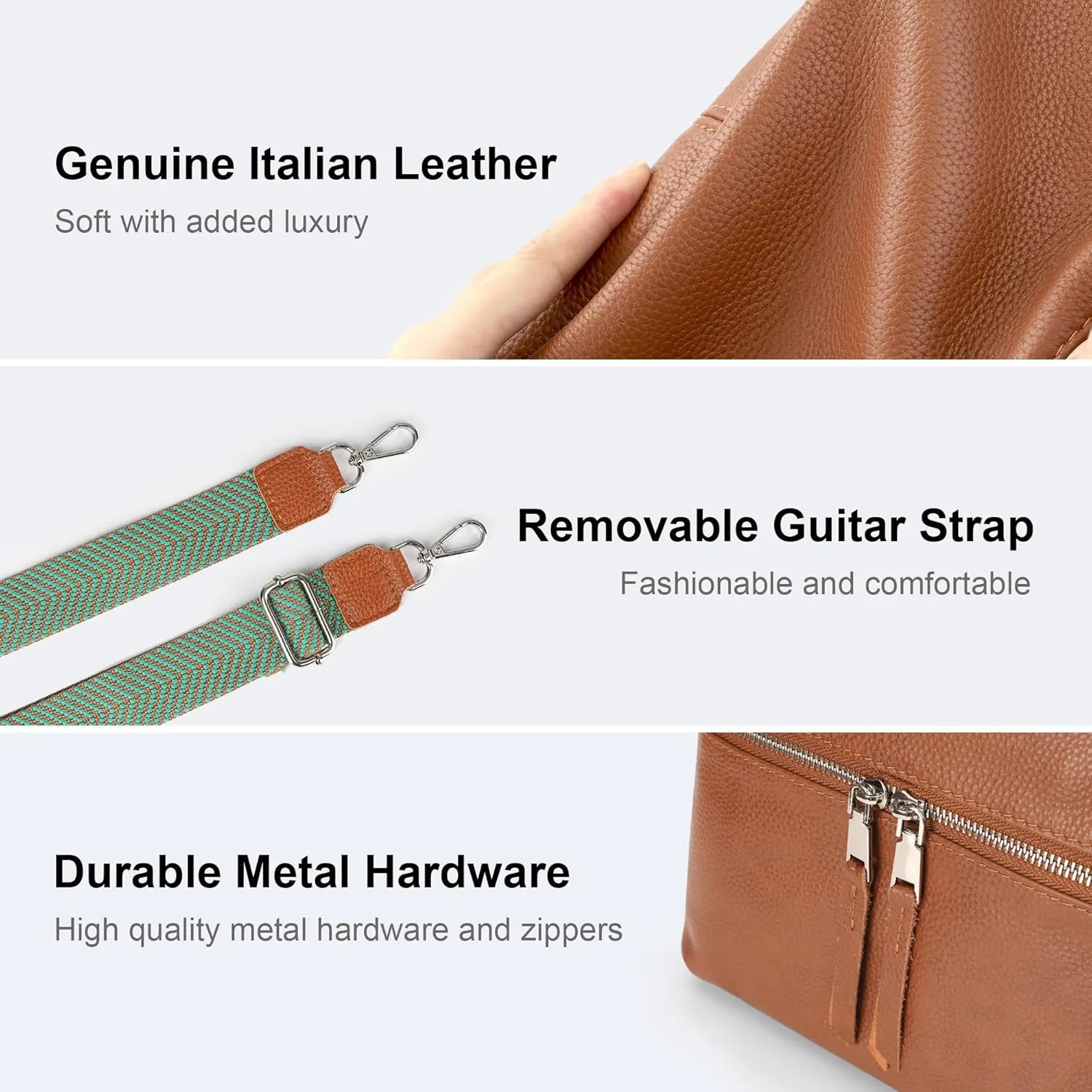 befen Genuine Leather Small Crossbody Purses for Women Travel Cross Body Bags Lightweight with Adjustable Shoulder Strap