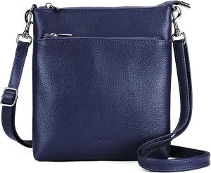 befen Genuine Leather Small Crossbody Purses for Women Travel Cross Body Bags Lightweight with Adjustable Shoulder Strap