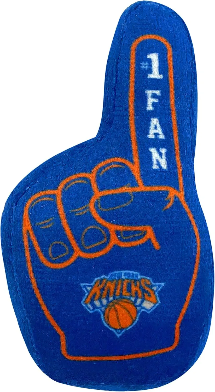 Best Plush CAT Toy NBA New York Knicks Complete Set of 3 Piece Cat Toys Filled with Fresh Catnip. Includes: 1 Jersey Cat Toy, 1 Basketball Cat Toy with Feathers & 1#1 Fan Cat Toy. Beautiful Team Logo