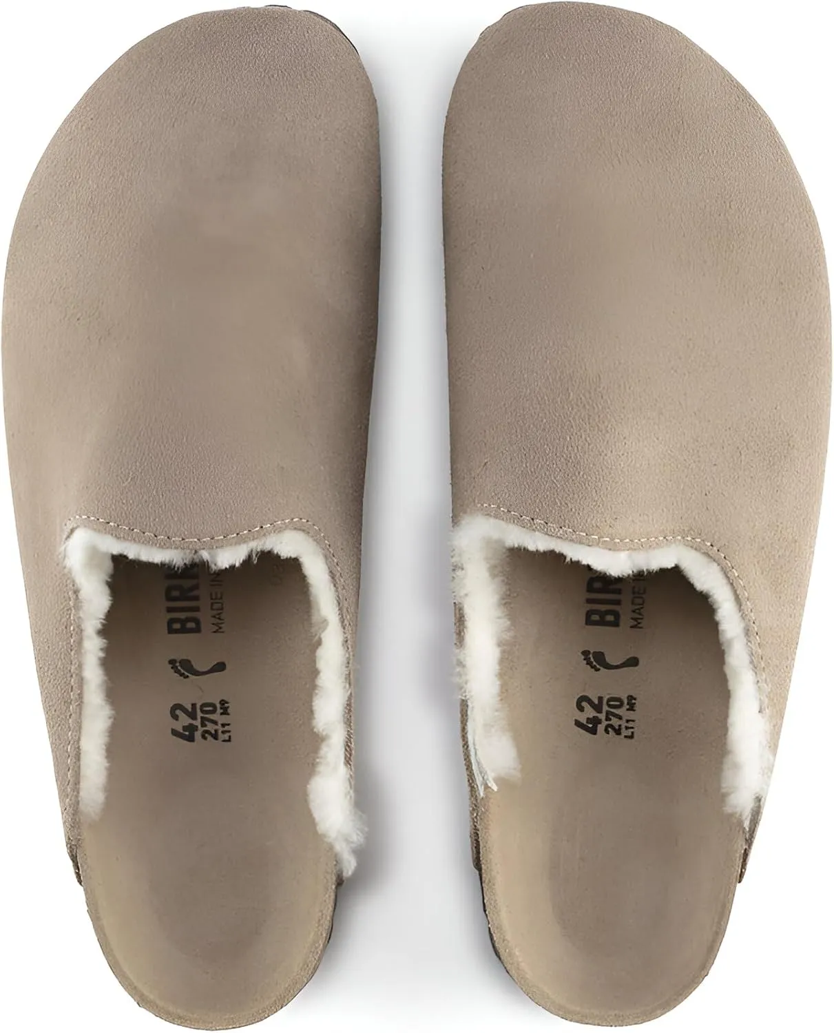 Birkenstock Amsterdam Shearling-Lined Suede Premium Clogs - Cozy and Stylish Winter Comfort