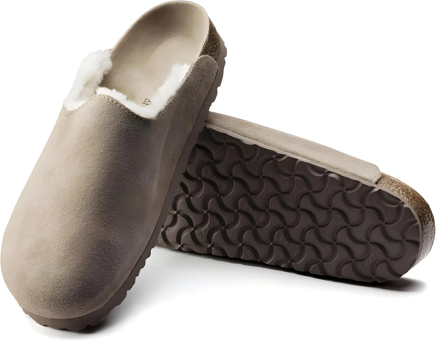Birkenstock Amsterdam Shearling-Lined Suede Premium Clogs - Cozy and Stylish Winter Comfort
