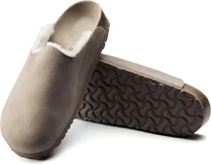 Birkenstock Amsterdam Shearling-Lined Suede Premium Clogs - Cozy and Stylish Winter Comfort