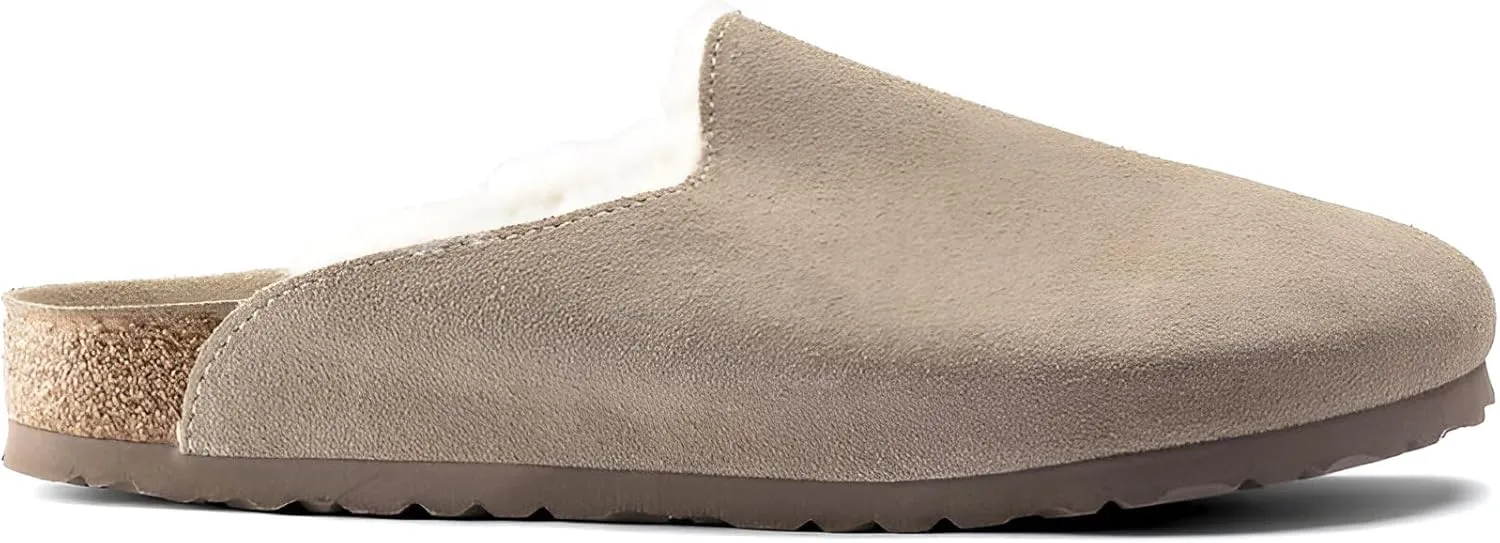 Birkenstock Amsterdam Shearling-Lined Suede Premium Clogs - Cozy and Stylish Winter Comfort