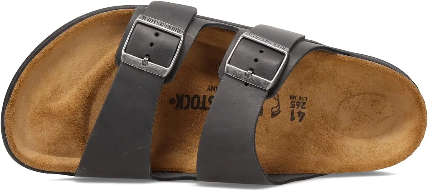 Birkenstock Women's Open-Back Arizona Ct Blk Oil LTR R