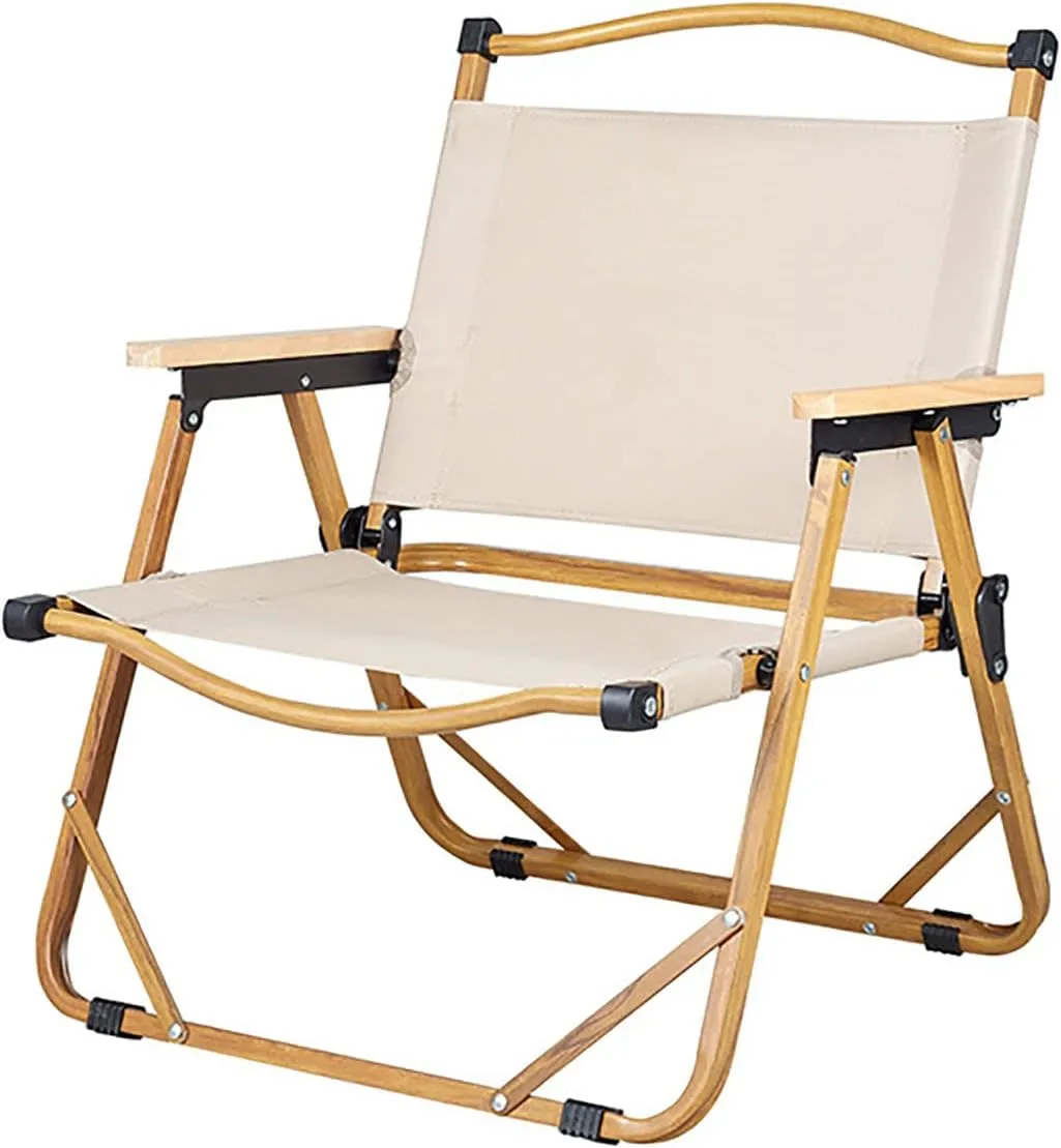 BK&MF Folding Outdoor Camping Chair,Comfortable Portable Beach Camp Chair Durable Reclining Folding Chair Beach Camp Chair for Outdoor Yard Porch,A,78x51x50cm(31x20x20inch)