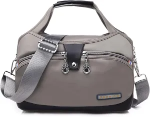 Blaciokamith Tote Bag, Waterproof Oxford Cloth Simple Messenger Bag，Blaciokamith Soft Side Lightweight Underseat Tote Bag
