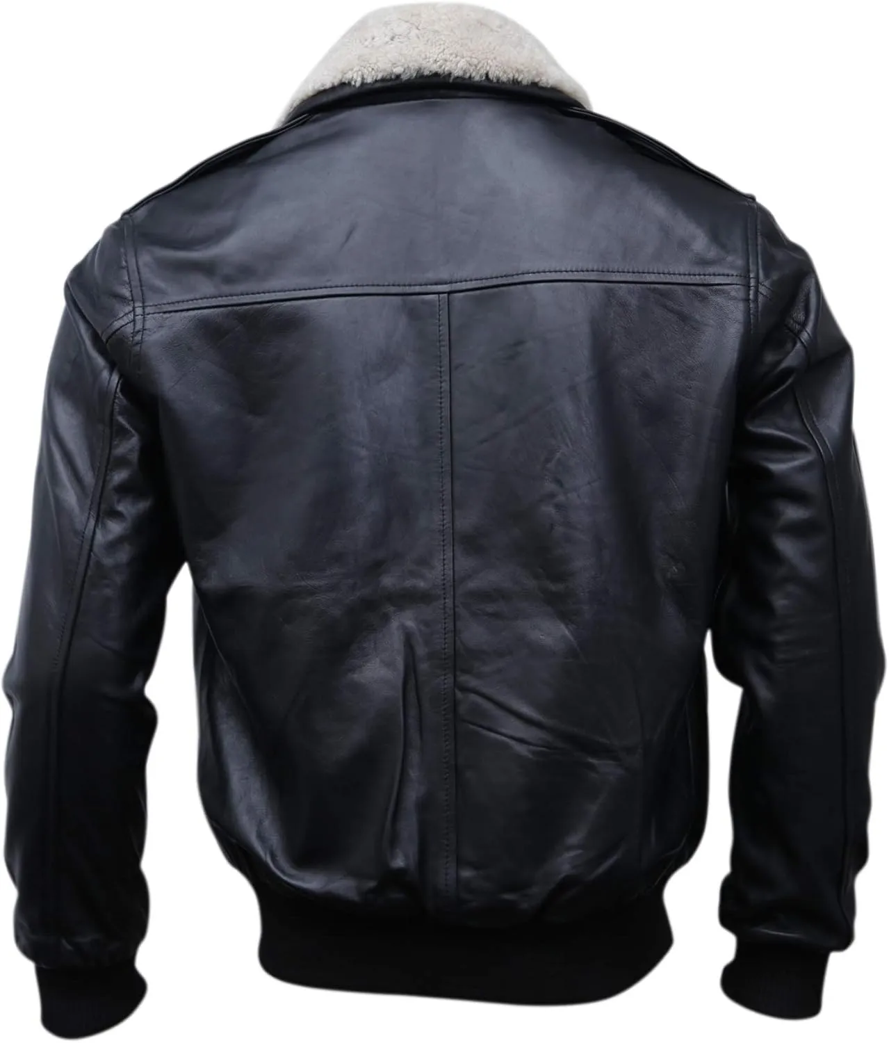 Black Casual Real Leather Jacket for Mens | Genuine Lambskin Motorcycle Biker Jackets