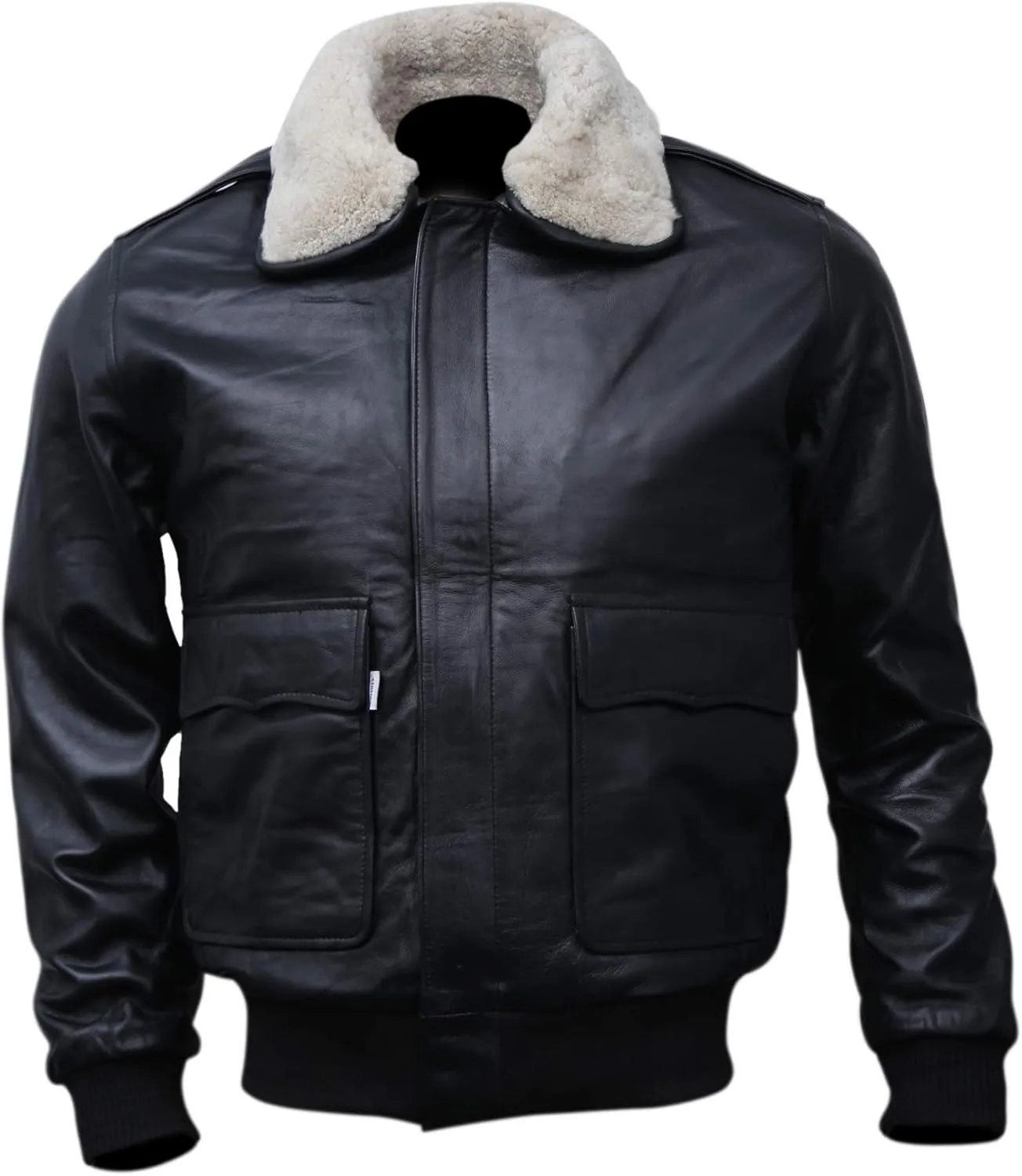 Black Casual Real Leather Jacket for Mens | Genuine Lambskin Motorcycle Biker Jackets