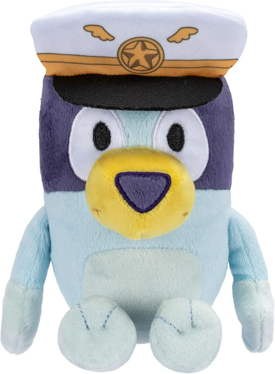 Bluey Friends Plush, Exclusive 2pk Plush Toys Including Captain and Holiday Bingo, Detailed Soft Plush Made, 6.5-9 inch / 16-23 cm Tall
