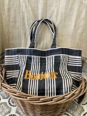 Bonjour Recycled Shopper Tote